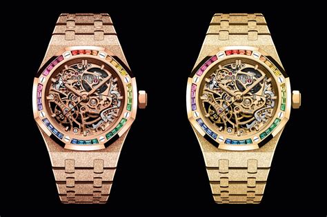 audemars piguet rainbow gold|audemars royal oak collection.